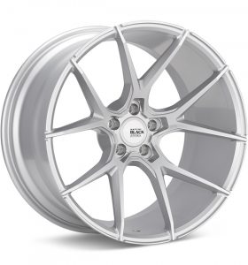 Savini Black di Forza BM14 Silver Machined w/Clearcoat wheel image