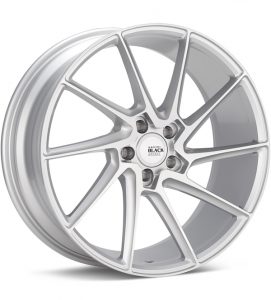 Savini Black di Forza BM15 Right Silver Machined w/Clearcoat wheel image