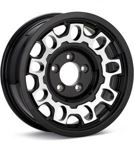 SenDel Towable T17 Machined w/Black Accent wheel image