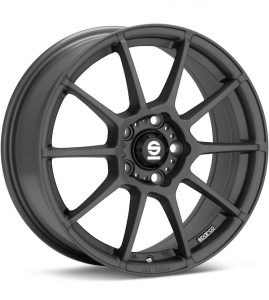 Sparco Assetto Gara Matte Graphite Silver wheel image