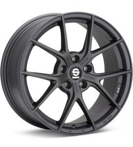 Sparco Podio Matte Graphite Silver wheel image