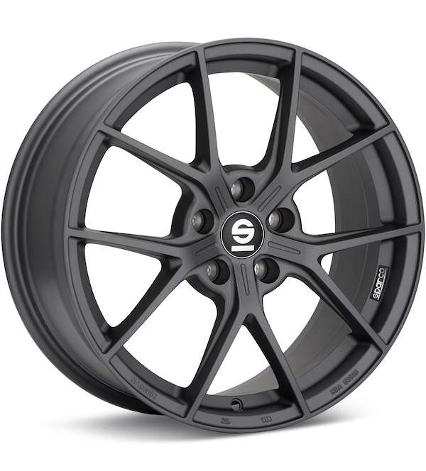 Sparco Podio Matte Graphite Silver wheel image