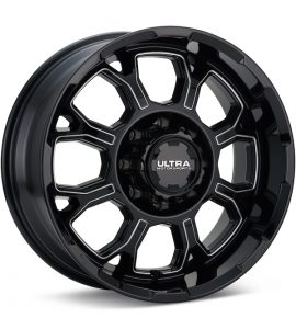 Ultra Commander 8-Lug Gloss Black w/Milled Accent wheel image