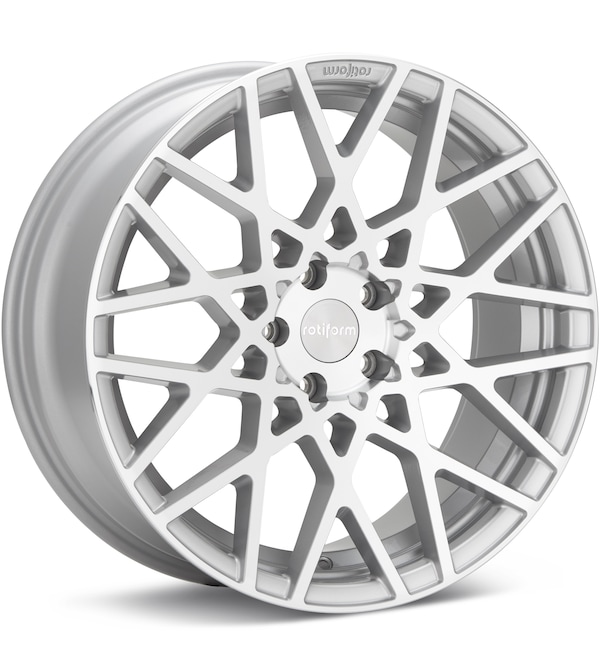 rotiform BLQ Silver Machined w/Clearcoat wheel image