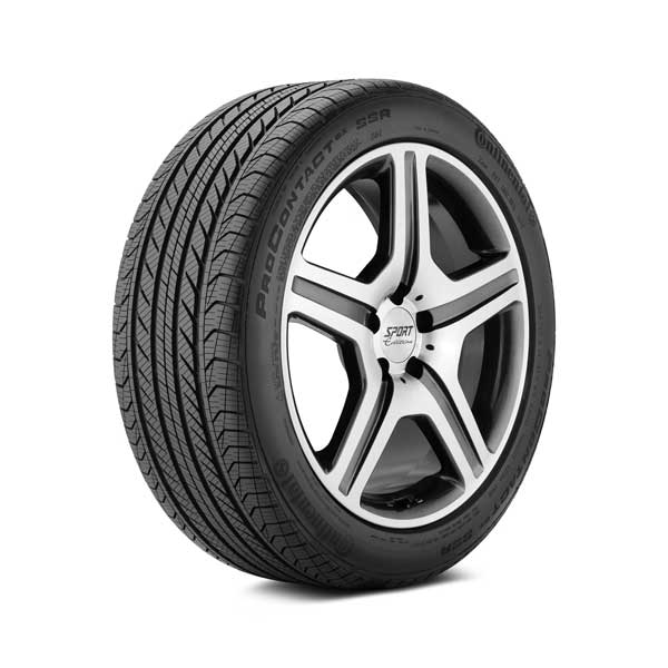 Continental ProContact GX SSR tire Showing Continental ProContact GX SSR tire mounted on sample wheel
