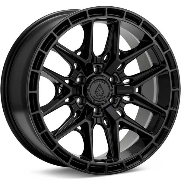 Showing Arena Wheel Battle A114 Gloss Black Full image