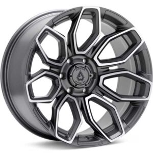 Showing Arena Wheel Cobra A116 Machined w Gunmetal Accent full image