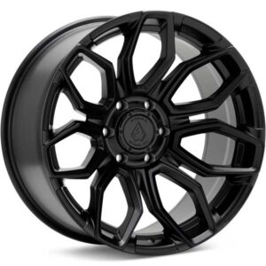 Showing Arena Wheel Cobra A116 Satin Black full image