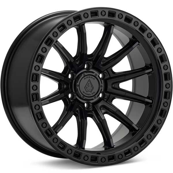 Showing Arena Wheel Mission A103 Satin Black full image