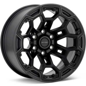 Showing Defiant DF03 Satin Black w Satin Charcoal Wheel full image