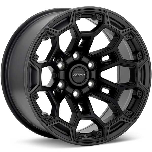 Showing Defiant DF03 Satin Black w Satin Charcoal Wheel full image