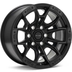 Showing Defiant DF04 Satin Black Wheel full image