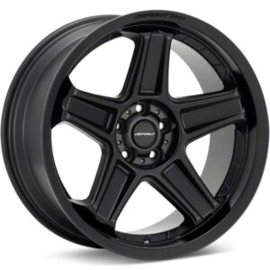 Showing Defiant DF07 Satin Black Wheel full image