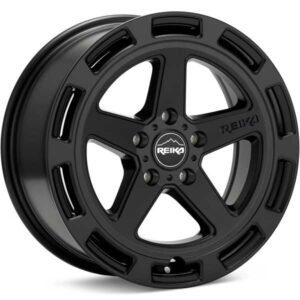 Showing REIKA Wheels R20 Teton Satin Black full image