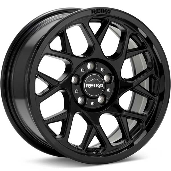 Showing REIKA Wheels R25 Detour Gloss Black full image