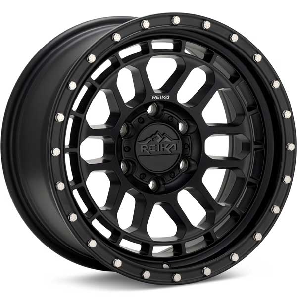 Showing REIKA Wheels R35 Rambler Satin Black full image